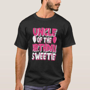 Camiseta Tio Da Festa De Docinho De Aniversário
