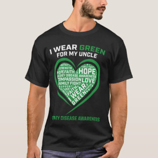 Camiseta Tio da Fita Verde Conscientização sobre Doenças Re