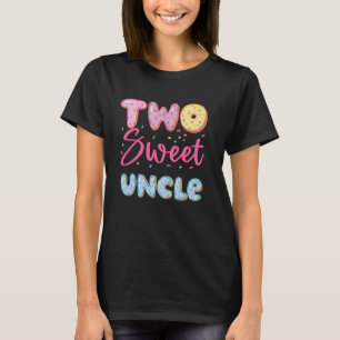 Camiseta Tio Da Garota Doce Da Rosquinha Da segundo anivers