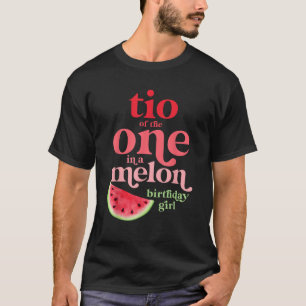 Camiseta Tio da Melancia da Garota de Aniversário Um em um