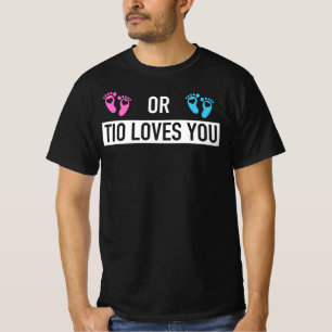 Camiseta Tio da menina ou do menino, o cor-de-rosa ou o