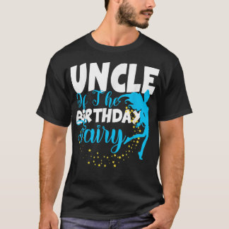 Camiseta Tio da Praça de Aniversário da Fada de Aniversário