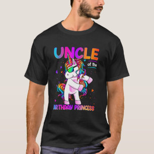 Camiseta Tio da Princesa de Aniversário Dabbing Unicor