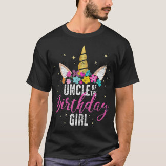 Camiseta Tio Da Rapariga De Aniversário Dança Do Tio Gift