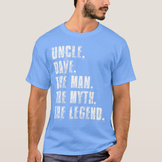 Camiseta Tio Davehe Manhe Mítico Lendário Piada do Dave