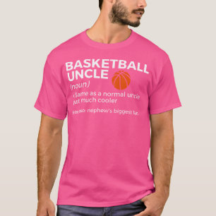 Camiseta Tio De Basquete Engraçado Definição Do Sobrinho