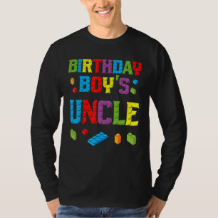 Camiseta Tio de Edifício do Aniversário do Construtor Mestr