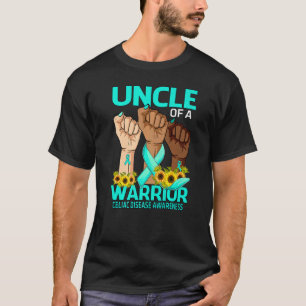 Camiseta Tio De Mão De Uma Doença Celular Guerreira Sensibi