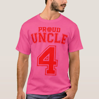 Camiseta Tio de Voleibol Orgulhoso Número 4 R