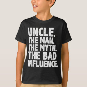 Camiseta Tio Design Engraçado Para Tio Men Primeira Vez Tio