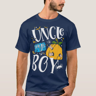 Camiseta Tio Diz Garoto Engraçado Pumpkin No Dia Das Bruxas