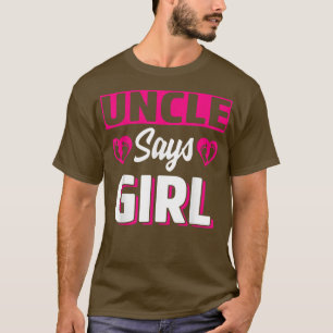 Camiseta Tio Diz Menina Gota Sexo Fofo Equipe de Revelação