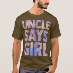 Camiseta Tio diz que sexo feminino revela gravidez
