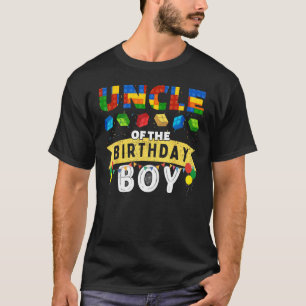 Camiseta Tio do aniversariante Building Blocks Mestre b