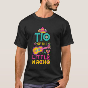 Camiseta Tio do Aniversário de 1 Ano com Tema Mexicano Litt