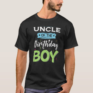 Camiseta Tio Do Aniversário Do Aniversário Do Sobrinho