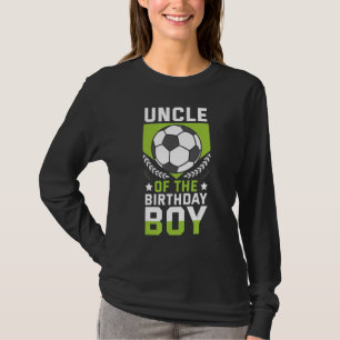 Camiseta Tio Do Aniversário Do Jogador De Futebol