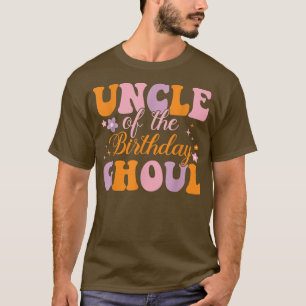 Camiseta Tio Do Aniversário Ghoul Ghost Halloween Costum