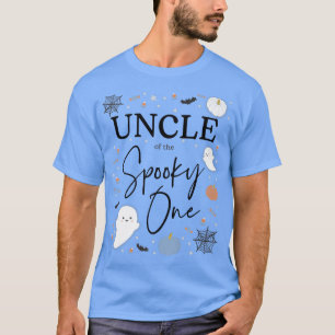 Camiseta Tio do Garoto do Primeiro Aniversário do Spooky