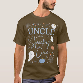 Camiseta Tio do Garoto do Primeiro Aniversário do Spooky