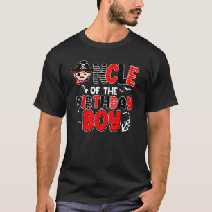 Camiseta Tio Do Garoto Pirata De Aniversário