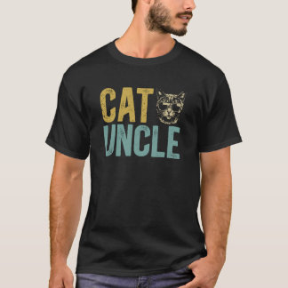 Camiseta Tio do Gato Orgulhoso Amante de Gatos Tio