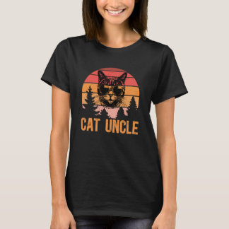 Camiseta Tio do Gato Retro Amante de Gatos Tio do Gato