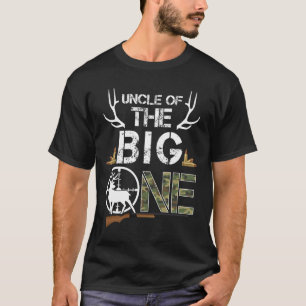 Camiseta Tio Do Grande Camo Aniversário Caçador De Veados