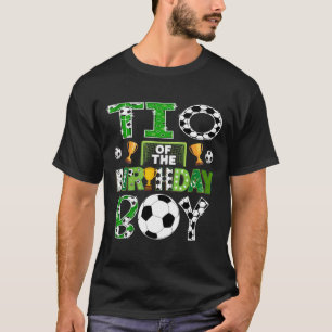 Camiseta Tio do Menino de Aniversário Jogador de Futebol Di