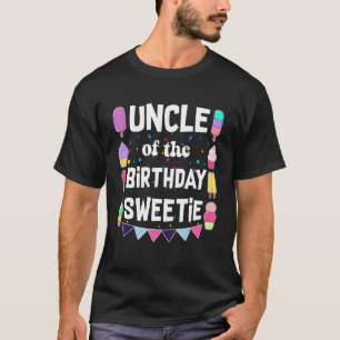 Camiseta Tio Do Pop De Aniversário Do Sorvete De Docinho