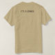 Camiseta Tio Dunkle Short-Capa (unisex) (Verso do Design)