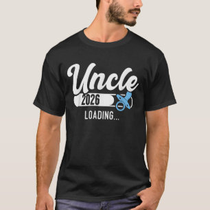 Camiseta Tio em Breve 2026 Anúncio de Gravidez Retro