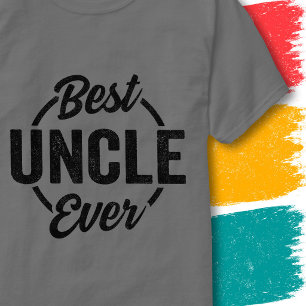 Camiseta Tio Engraçado Citação Retro Vintage Melhor Tio de