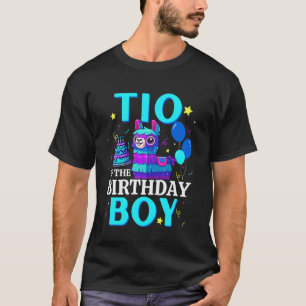 Camiseta Tio Engraçado Do Menino De Aniversário Llama Festa