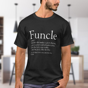 Camiseta Tio Funcle Definição Divertida Citação