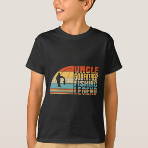 Camiseta Tio Goddad E Legenda De Pesca