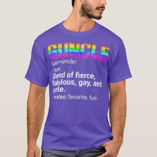 Camiseta Tio Guncle Gay que é feroz e fabuloso