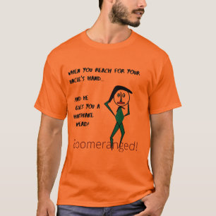 Camiseta Tio Handshake - Laranja - Bumerangado