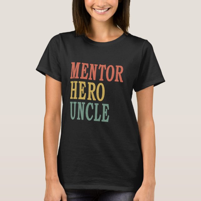 Camiseta Tio Herói Mentor (Frente)
