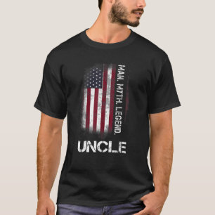 Camiseta Tio Homem de Socorro Mito Lenda Relativa Vintage F