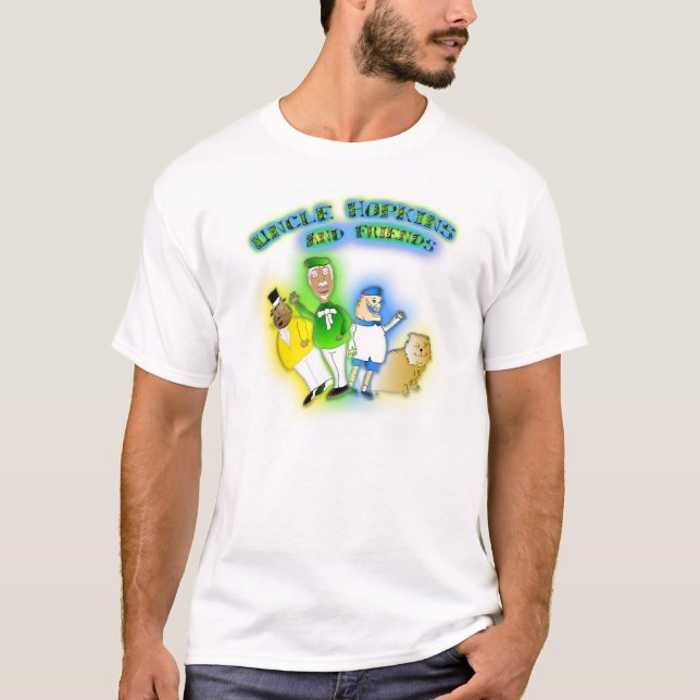 Camiseta Tio Hopkins e t-shirt dos amigos (Frente)