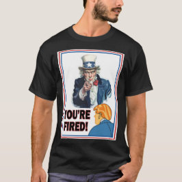 Camiseta Tio Igual, "Você está cansado!" Branco Trump