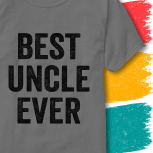 Camiseta Tio Incrível Citação Retro Vintage Melhor Tio de T