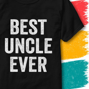 Camiseta Tio Incrível Retro Citação Vintage Melhor Tio de T