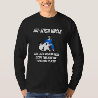Camiseta Tio Jiu-Jitsu Te Apanhou Para Dormir Karate Design