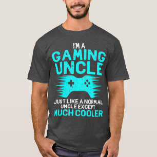Camiseta Tio jogador de jogos engraçado, jogador de videoga