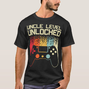 Camiseta Tio Jogador De Video Game Arte Para Homens Primeir