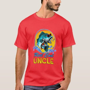 Camiseta Tio Legal Pesca Óculos-de-sol Engraçados Pais D