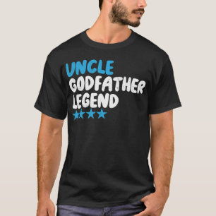 Camiseta Tio Lenda do Padrinho Para Uma Família de Tio Favo