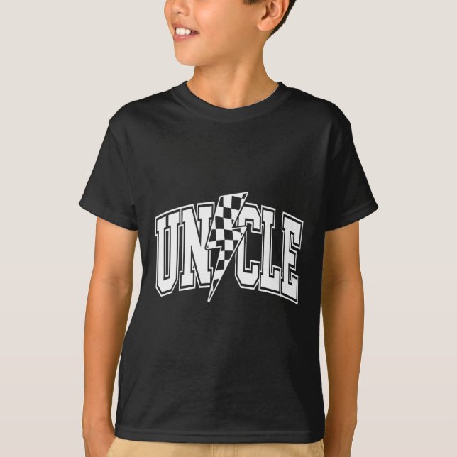 Camiseta Tio Lightning Bolt Checkered Varsity Pai Tio F (Frente)